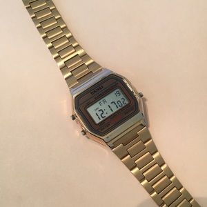 Rose gold vintage watch